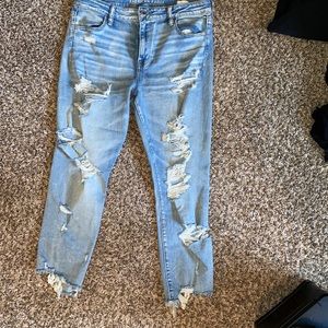 Hi rise jeggings crop